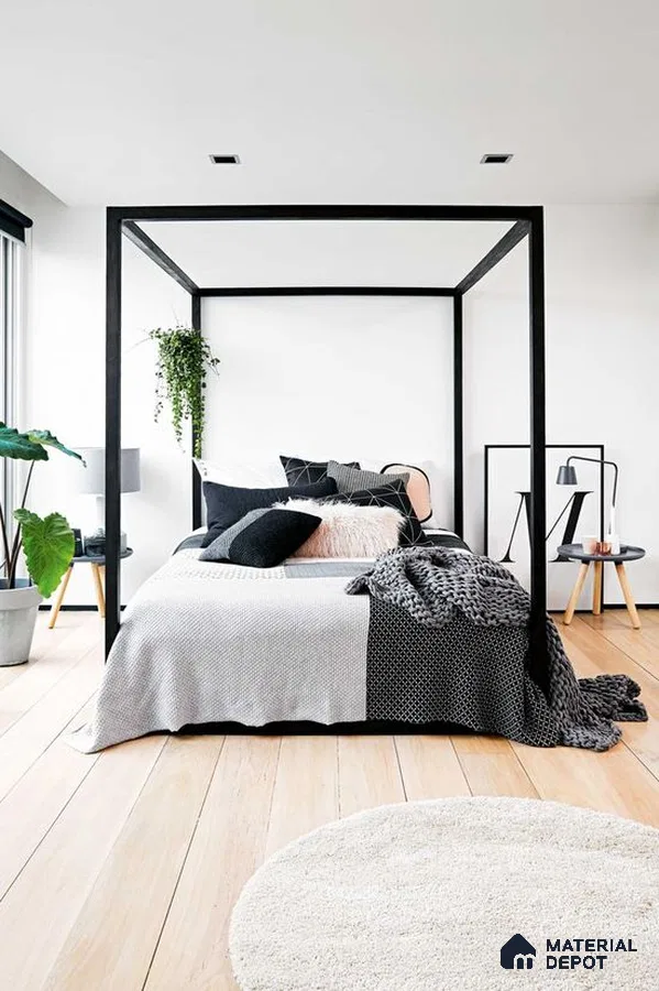 a living room filled with lots of furniture and a large windows in the center of it next to a flat screen tv mounted to a wall above a wooden floor next to a wooden table with lots of